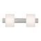 Besa Lighting Tito Vanity, Opal Matte, Satin Nickel Finish, 2x5W LED 2SW-TITO07-LED-SN - alternate 1